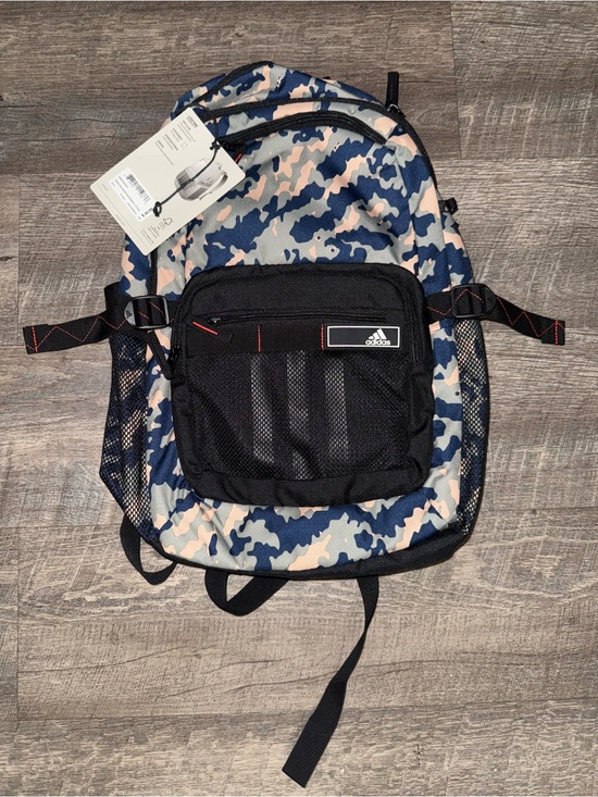 adidas Other - adidas Kids Camo Backpack in Navy & Light Gray